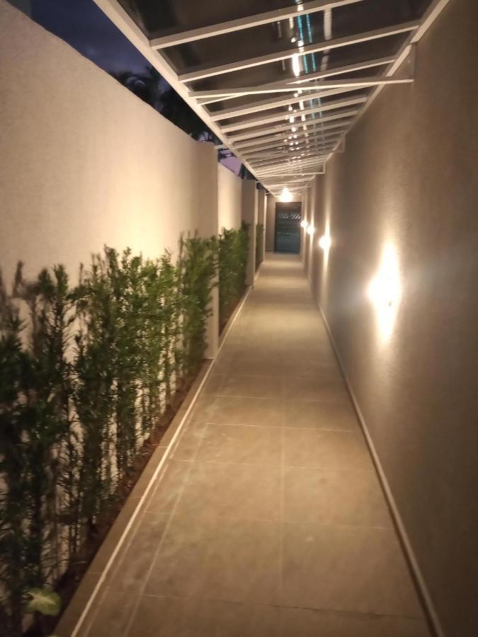 סנטוס Sala Living Em Predio Familiar Na Av Da Praia מראה חיצוני תמונה