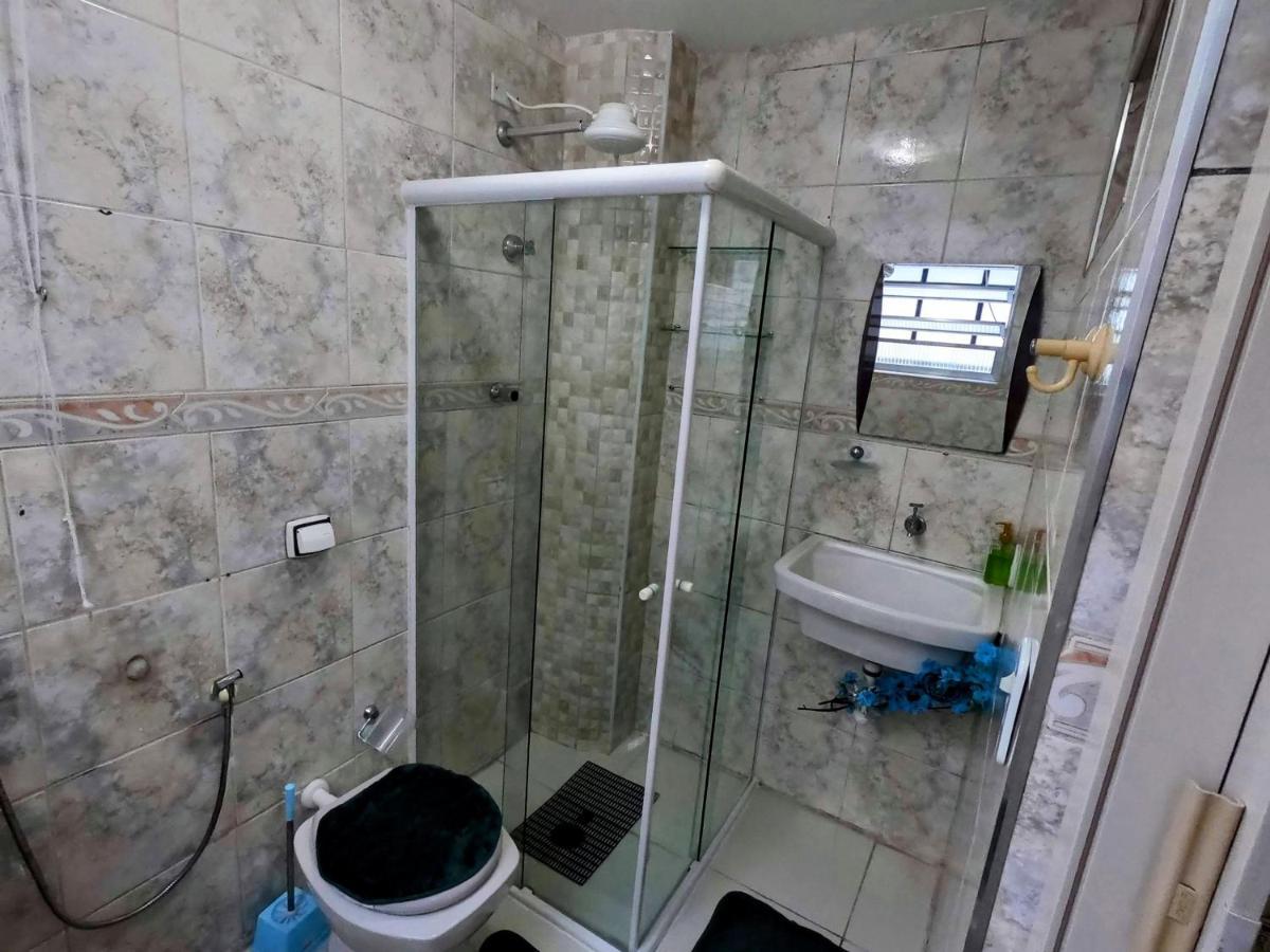 סנטוס Sala Living Em Predio Familiar Na Av Da Praia מראה חיצוני תמונה