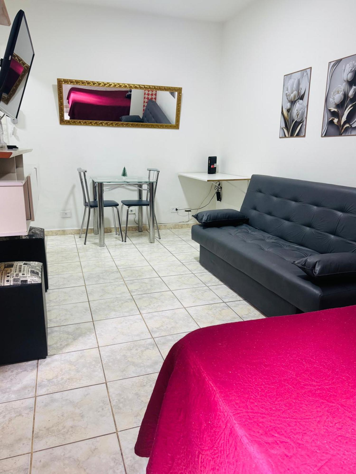 סנטוס Sala Living Em Predio Familiar Na Av Da Praia מראה חיצוני תמונה